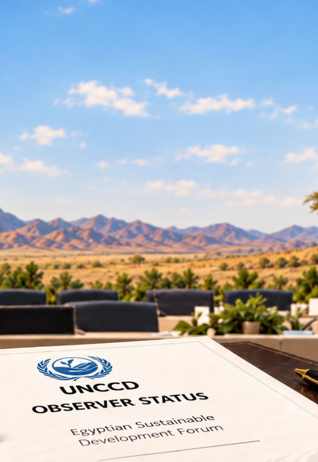 ESDF Granted Observer Status with the UN Convention to Combat Desertification
